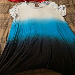 Flowy Long Shortsleeve Shirt